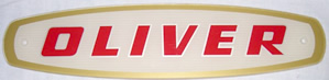 Oliver Vinyl Front Emblem, Click to ENLARGE!