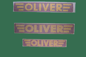 Oliver Implement Decals, Red & Yellow , Click to ENLARGE!